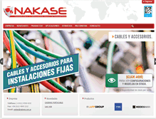 Tablet Screenshot of nakase.com.ar